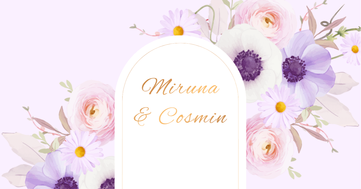 invitatie miruna & cosmin